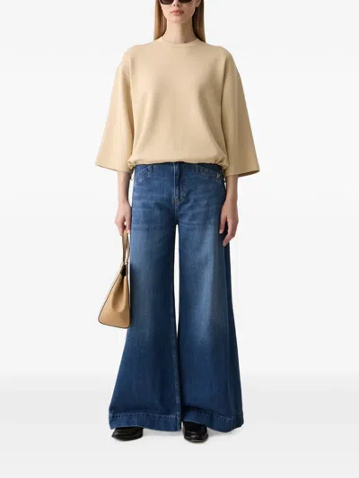 Joop Drawstring-hem T-shirt In Neutral