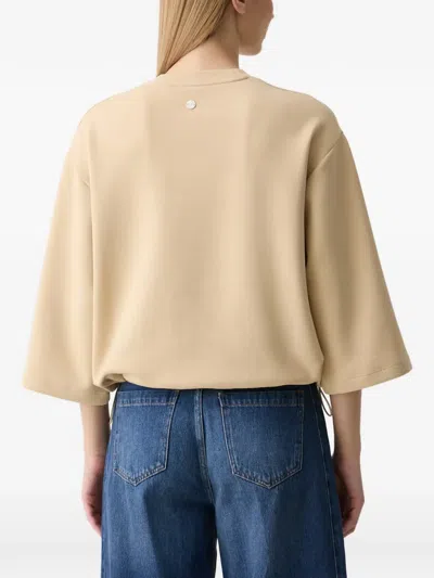 Joop Drawstring-hem T-shirt In Neutral