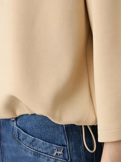Joop Drawstring-hem T-shirt In Neutral