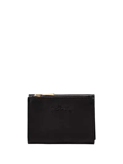 Longchamp Épure Compact Wallet In Black
