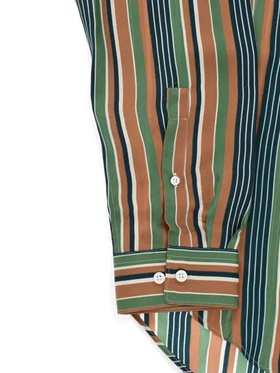 Corneliani Striped-pattern Shirt In Multi