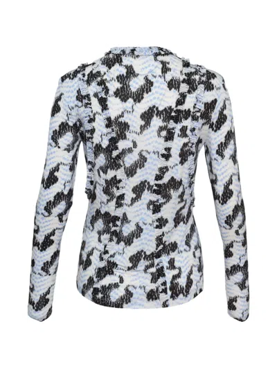 Ulla Johnson Clover Ruffled Long-sleeve Top In Multi