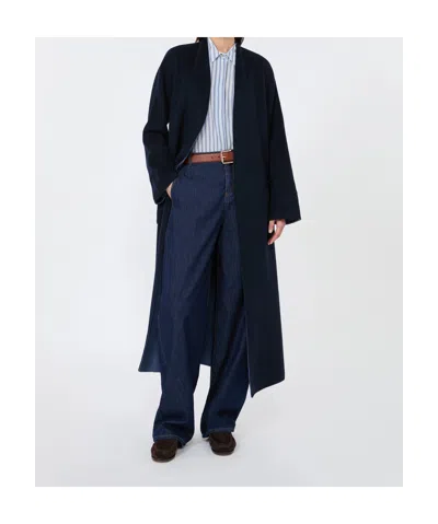 Max Mara Belt-loop Jeans In Blue