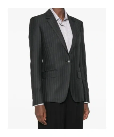 Tom Ford Pinstripe-pattern Single-breasted Blazer In Black