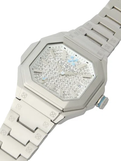 Off-white Shift Watch In Silver
