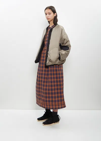 Visvim Reversible Liner Down Jacket In Black