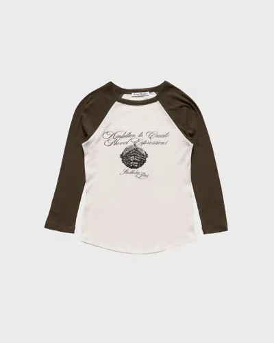 Acne Studios Logo Cotton Jersey T-shirt In Multi