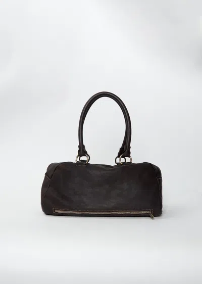 Guidi Shoulder Leather Bag, Medium