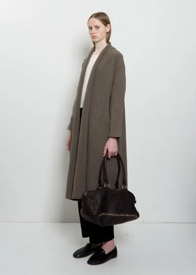 Guidi Shoulder Leather Bag, Medium