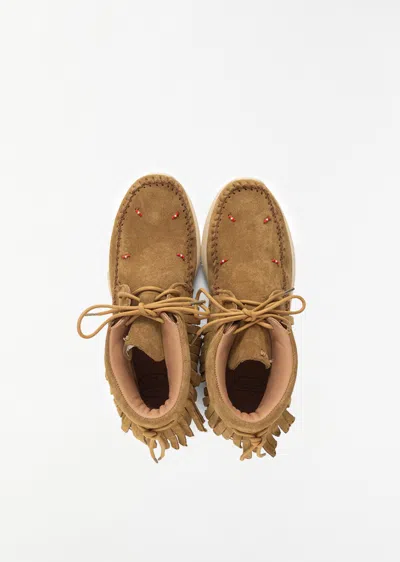 Visvim Suede Lace-up Boots In Multi