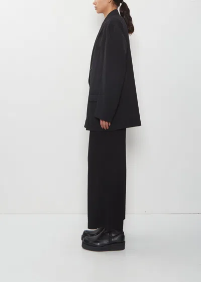Y's Tailored Wool Jacket In Black