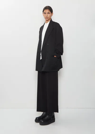 Y's Tailored Wool Jacket In Black
