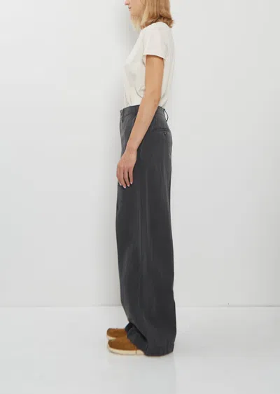 Visvim Wool Linen Wide Pants In Multi