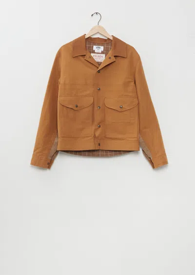 Junya Watanabe X Filson Check-pattern Flap-pocket Jacket In Brown