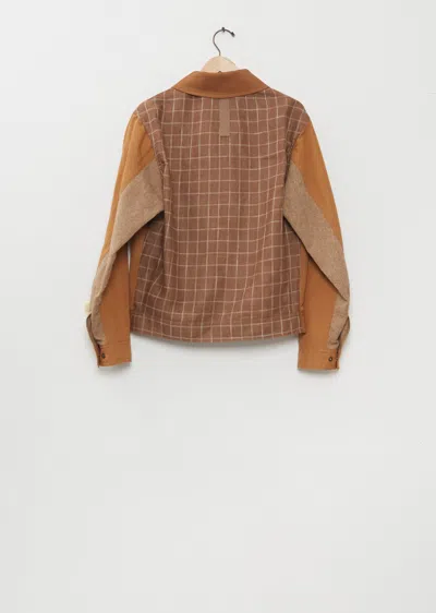 Junya Watanabe X Filson Check-pattern Flap-pocket Jacket In Brown