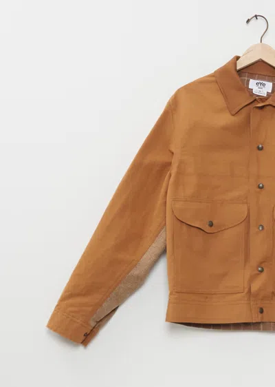 Junya Watanabe X Filson Check-pattern Flap-pocket Jacket In Brown
