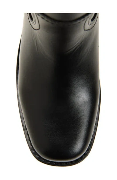 Frye Campus Tall Leather Riding Boots In Black