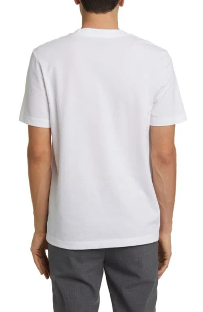 Hugo Boss Tiburt Regular-fit T-shirt In White
