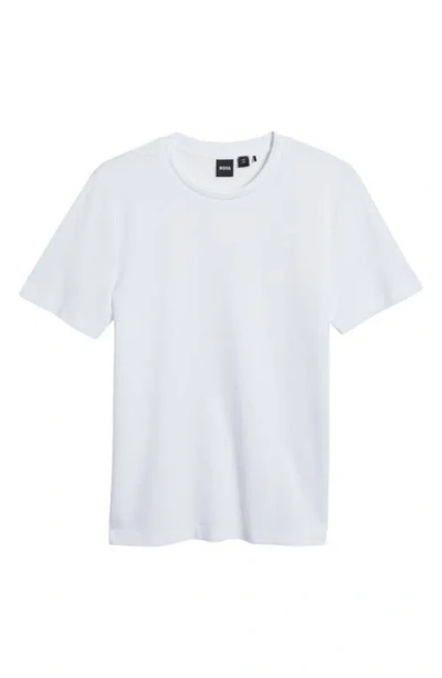 Hugo Boss Tiburt Regular-fit T-shirt In White