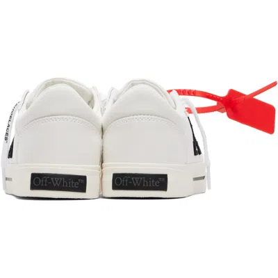 Off-white White Vulcanized Low Sneakers In White/black