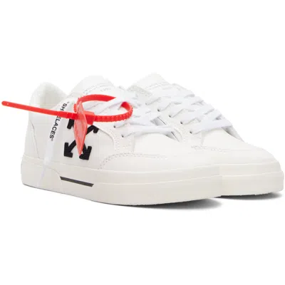 Off-white White Vulcanized Low Sneakers In White/black