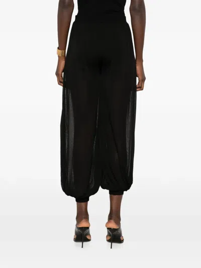 SHEER-FINISH CUFFED TROUSERS