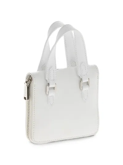 Dsquared2 D2 Statement Leather Wallet In White