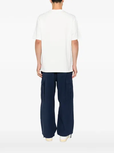 Kenzo Graphic Print Round Neck Short Sleeve T-shirt In Metallic