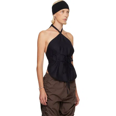 Baserange Black Mar Top In Black