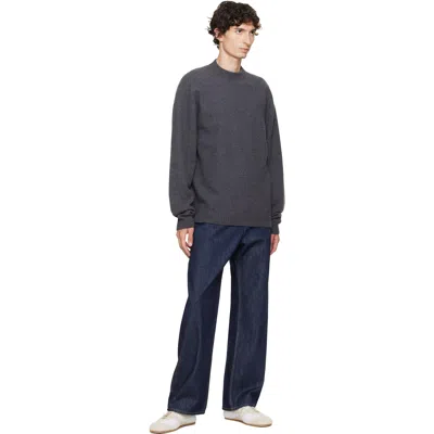 Helmut Lang Belt Loop Jeans In Rinsed Indigo - Rk5