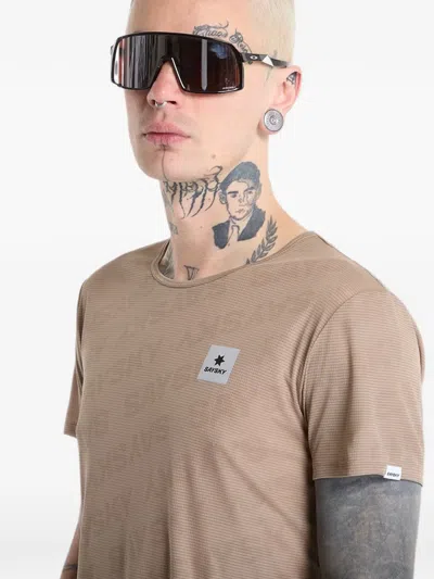 Saysky Reactive Flow T-shirt In Brown