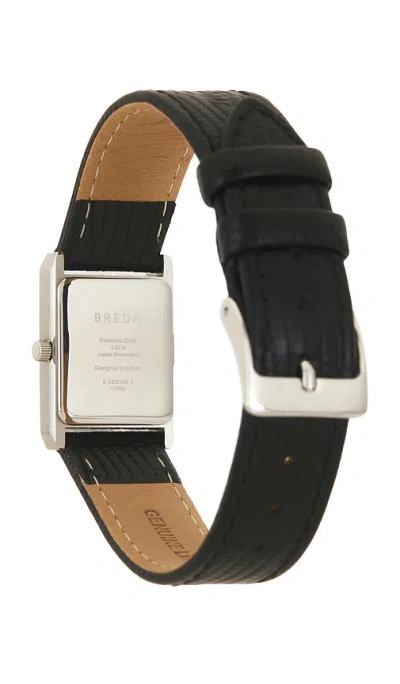 Breda Virgil Watch In 黑色&银色