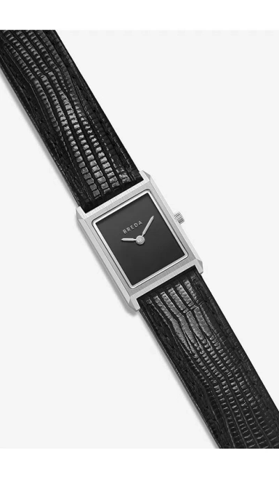 Breda Virgil Watch In 黑色&银色