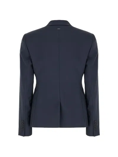 Hugo Boss Single-breasted Jacket In Blue