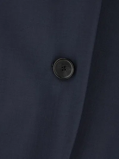 Hugo Boss Single-breasted Jacket In Blue