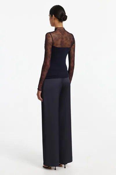 Significant Other Delphi Long Sleeve Top In Black