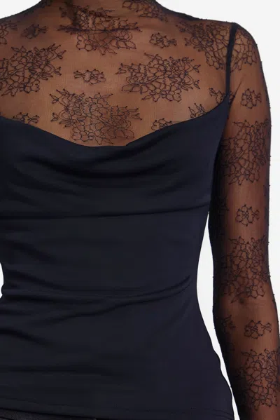 Significant Other Delphi Long Sleeve Top In Black