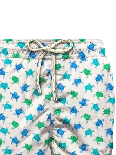 Mc2 Saint Barth Turtle-pattern Swim Shorts In Multi