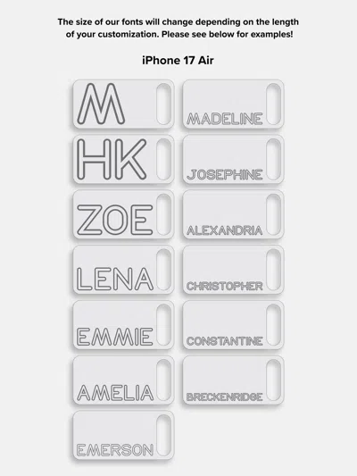 Baublebar Fine Line Custom Iphone Case