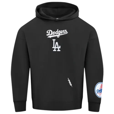 Pro Standard Mens Dodgers Pullover Hoodie In Black