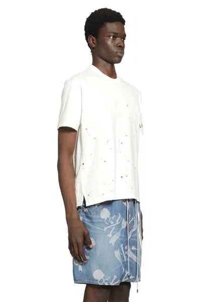 Mastermind Japan Distressed Ss Tee In White