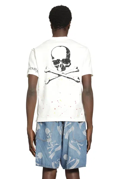 Mastermind Japan Distressed Ss Tee In White
