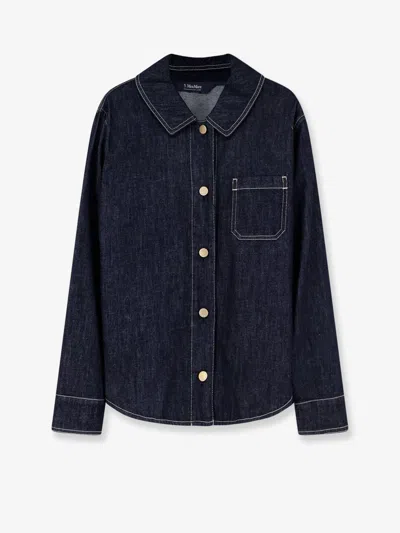 S Max Mara Denim Shirt In Multi