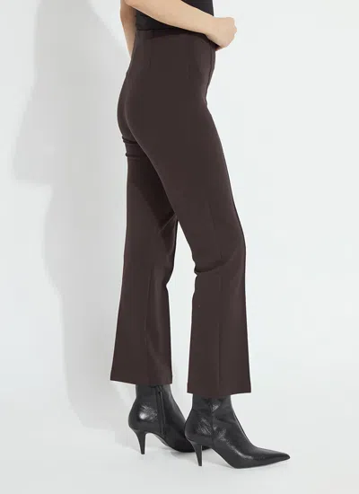 Lyssé 'lyssentials Elysse Ankle Ponte Pants In Brown