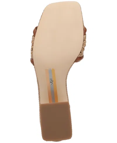Sam Edelman Waylon Weave In Rich Congac,tawny Tan Leather