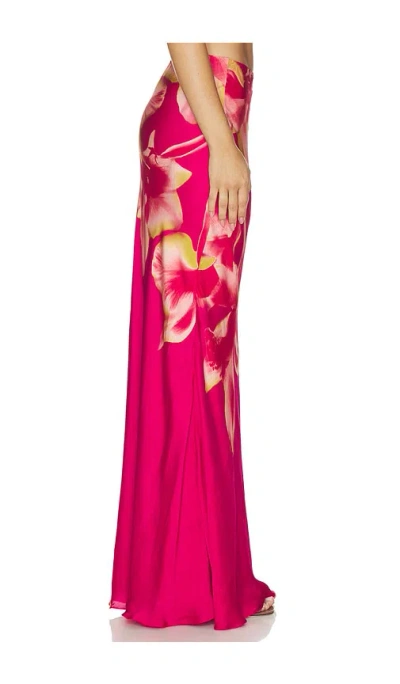 Rococo Sand Maxi Skirt In Red
