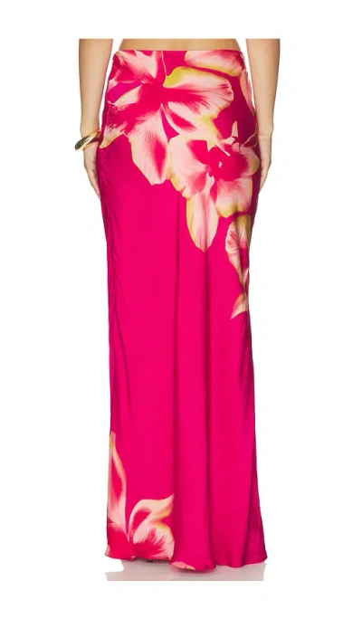 Rococo Sand Maxi Skirt In Red