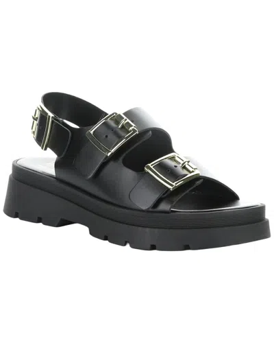Bos. & Co. Cipher Slingback Platform Sandal In Black