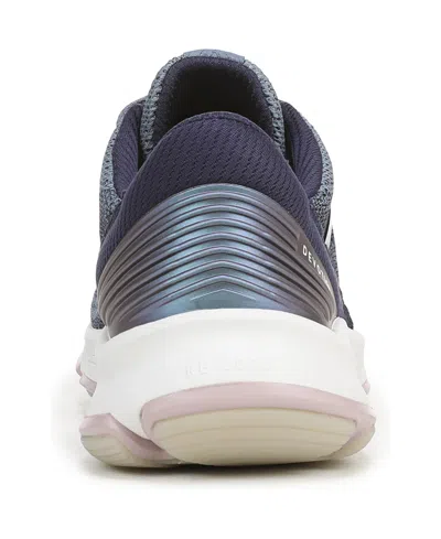 Ryka Devotion X2 Walking Shoe In Flintstone Blue Mesh