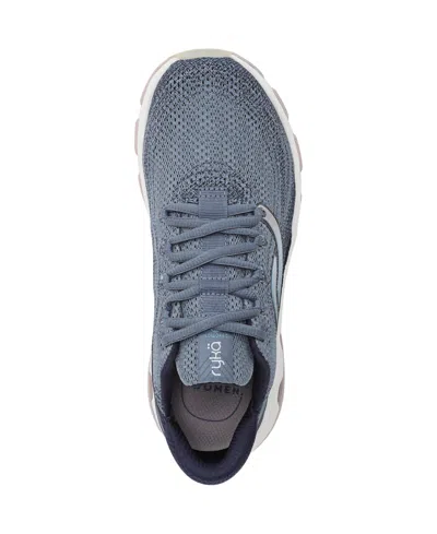 Ryka Devotion X2 Walking Shoe In Flintstone Blue Mesh
